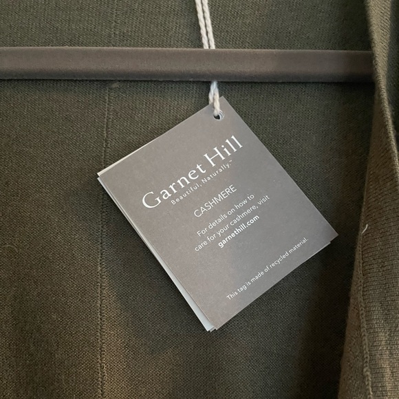 NWT Garnet Hill Cashmere Cardigan - Picture 3 of 6